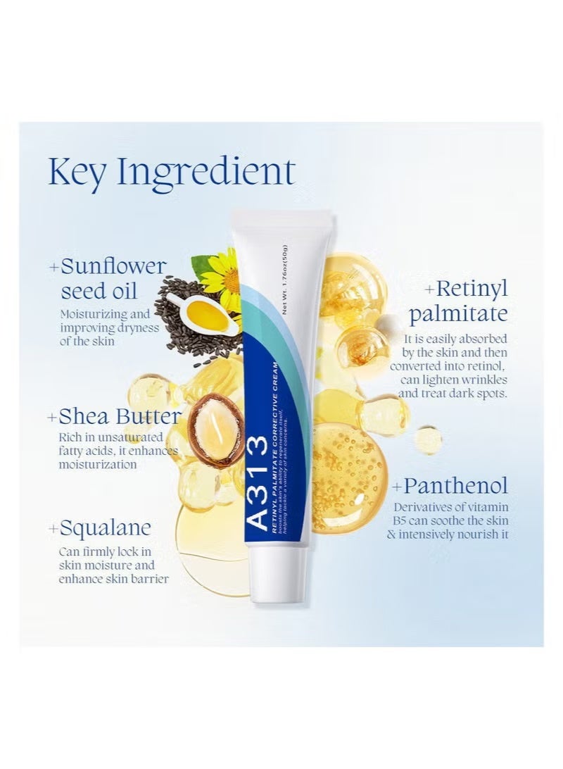 أيه313 تطوير الأدوية A313 الريتينول المضغوط فيتامين A الليلي المضغوط 50 غرام - Image 4